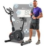 Hometrainer met Hartslagmeter en Computer - 8 Weerstandsniveaus en 9 kg Vliegwiel