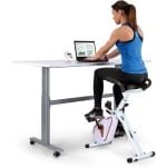 Hometrainer met Verstelbare Hoogte en Trainigscomputer - Ergometer Fiets met 8 Weerstandsniveaus
