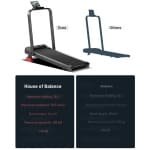 House of Balance Loopband - Inklapbaar - Loopbanden - Wandelband - Loopbanden voor thuis - Hardlopen - Wandelen - Thuiswerken - Compact Ruimte Besparend Design