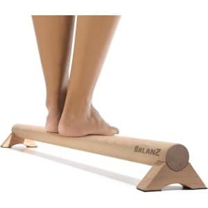 Houten Gymnastiekbalk van Beukenhout 100×10×8 cm | Balansbalk voor Motorische Vaardigheden en Revalidatie | Thuis Gym, Krachttraining, Fysiotherapie | Aerobics
