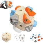 Houten Klimbal 11 cm - Pinch Block - Klimtrainingsmateriaal - Vingertrainer - Handversterker - Grip Trainer - Voor Boulderen - Mobiel Hangboard Alternatief - Krachttraining Thuis - Sport Cadeau Man