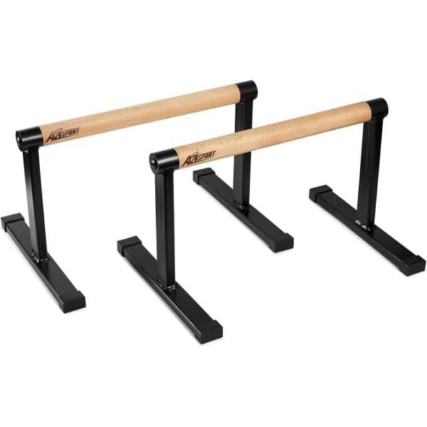 Houten Push-up Grepen Set - Antislip Parallettes voor Calisthenics, Krachttraining en Yoga