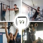 Hulpbanden Krachttraining - Weerstandsbanden Fitness - Ondersteunde Pull-ups - Verstelbare Banden - 160cm Lengte - Grijs