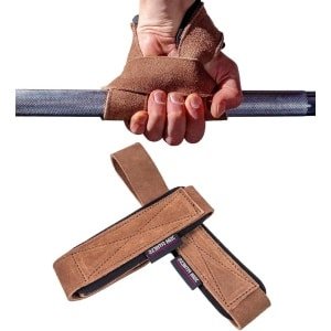 Hulpmiddelen krachttraining polsbanden zware gewichten - leren liftingsbanden deadlifting - halter roeien 2 stuks