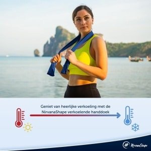 Ice-Cold Koelhanddoek met Direct Verkoelend Effect | Ultralicht & Anti-Geur Cooling Towel | Ideaal voor Sport & Vrijetijd | Voor Hardlopen, Krachttraining, Yoga, Golf, Hiken, Kamperen