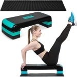 In hoogte verstelbare Aerobic Stepbank voor Fitness en Krachttraining