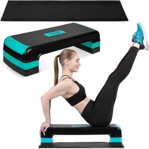 In hoogte verstelbare Aerobic Stepbank voor Fitness en Krachttraining