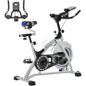 Indoor Hometrainer - Fitnessfiets Ergometer - Thuis Sporten - Stille Riem Aandrijving - 124 x 50 x 111 cm