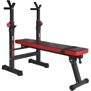 Inklapbare Halterbank met Halterset (25 kg) - Full Body Krachttraining