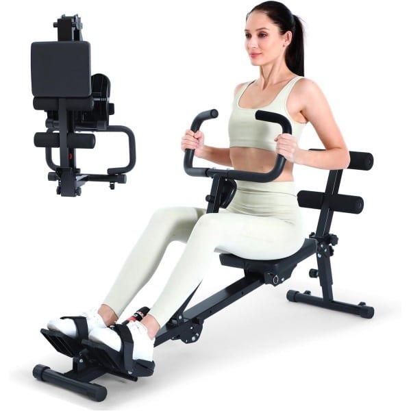 Inklapbare Hydraulische Roeitrainer met 12 Weerstanden voor Thuisgebruik