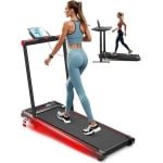 Inklapbare Loopband met 5% Helling - 2,5 PK Stille Motor - Tot 150 kg - Compact & Draagbaar voor Thuis en Kantoor