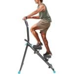 Inklapbare Stair Stepper - Fitness Stepper - Mini Stepmachine - Traplooptrainer - Cardio Stepper - Fluisterstil Gebruik - Maximaal 136 kg Draagkracht - LCD Display
