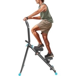 Inklapbare Stair Stepper - Fitness Stepper - Mini Stepmachine - Traplooptrainer - Cardio Stepper - Fluisterstil Gebruik - Maximaal 136 kg Draagkracht - LCD Display