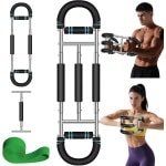 Instelbare Arm- en Borsttrainer met 9 Modi voor Krachttraining