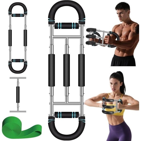 Instelbare Arm- en Borsttrainer met 9 Modi voor Krachttraining