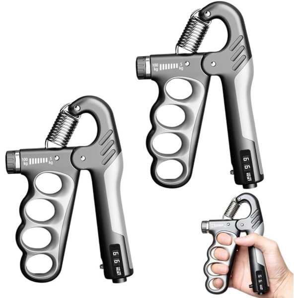 Instelbare Handknijper met Teller voor Krachttraining