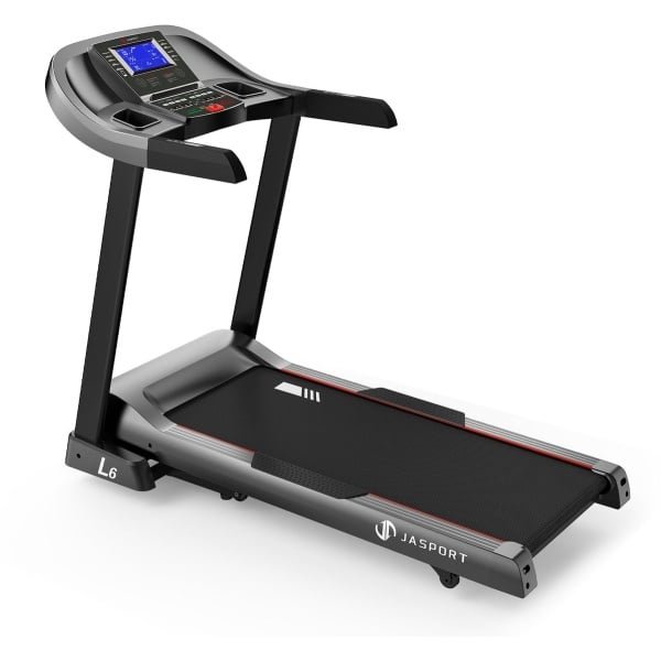 JASPORT L6 Loopband voor Thuis - 4,0 PK, 20 km/u, Elektronische Helling 15%, Bluetooth & LCD-display