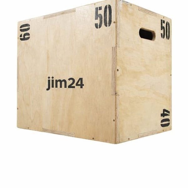 Jim24 Plyo Box - Fitness Box - Jumpbox - Crossfit - Krachttraining - 3-in-1 - Extra Stevig - 40/50/60 cm