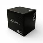 Jim24 Plyo Box met EVA Foam Cover - 41 × 46 × 51 cm - Soft Plyometric Jump Box voor CrossFit, Fitness & Explosieve Training
