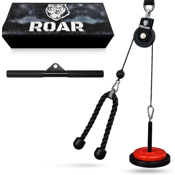 Kabelrolsysteem voor Krachttraining Thuis: Dubbele Katrol voor Fitness Oefeningen