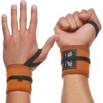 Katoenen Polsbanden voor Gewichtheffen en Krachttraining - 76cm Ondersteuning