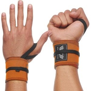 Katoenen Polsbanden voor Gewichtheffen en Krachttraining - 76cm Ondersteuning