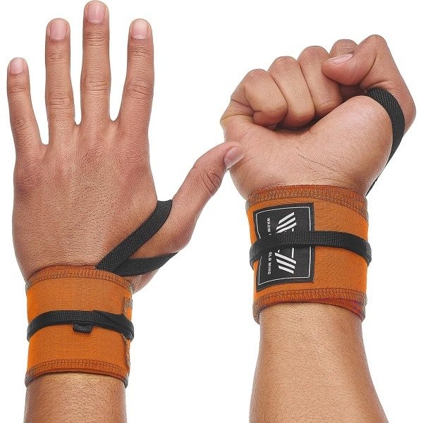 Katoenen Polsbanden voor Gewichtheffen en Krachttraining - 76cm Ondersteuning