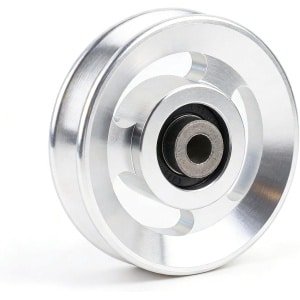 Katrolwiel voor fitnessapparatuur met aluminium lager, ideaal voor krachttraining - Ø 90 mm en 115 mm - Gym accessoire met soepel draaiend wiel