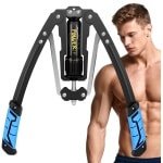 Kelseek Borsttrainer - Armtrainer - Chest expander - Krachttraining - Fitness - Sport - Workout - 10-200 kg weerstand - Zwart