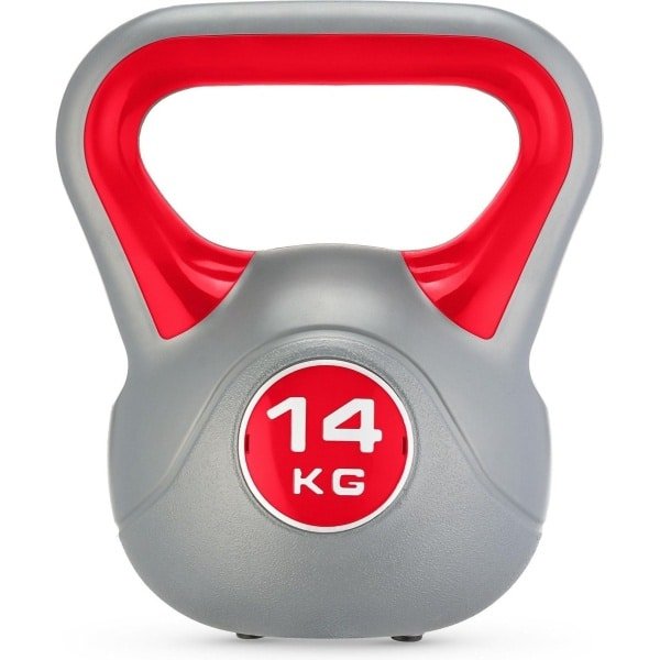 Kettlebell 14kg - Gewicht Krachttraining - Spiertraining Thuis - Ergonomisch Handvat - 30x22x22cm