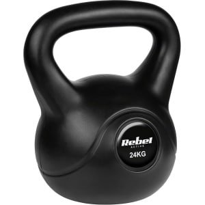 Kettlebell 24 kg met PVC coating voor krachttraining