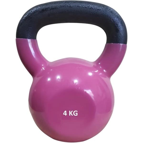 Kettlebell 4 kg Paars voor Krachttraining en Fitness | Geschikt voor Thuisgebruik
