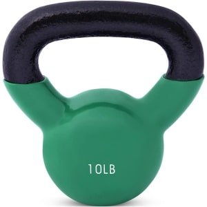 Kettlebell 4,5 kg - Vinyl Gecoat Gietijzer Gewicht voor Krachttraining en Fitness