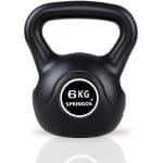 Kettlebell - Fitness Gewicht - Krachttraining - Ergonomisch Ontwerp - 6 kg - Zwart