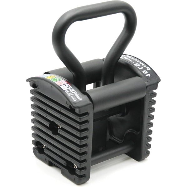 Kettlebell-handgreep voor Pro-serie krachttraining thuisgymnastiek en commercieel gebruik - zwart verstelbare kettlebell