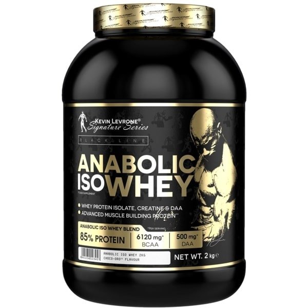 Kevine Levrone Anabolic Iso Whey Vanille (Verrijkt met creatine, taurine en D-asparaginezuur)
