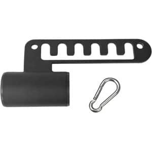 Kniebuig Accessoire - Kabeluitrusting Band - Krachttraining Thuis - Robuuste D-greep - 26 x 12.4 cm - Zwart