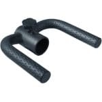 Krachtgrepen - Fitness Handvatten - Krachttraining Thuistraining - U-vormig Anti-slip - 22.8x24.1cm - Donkergrijs