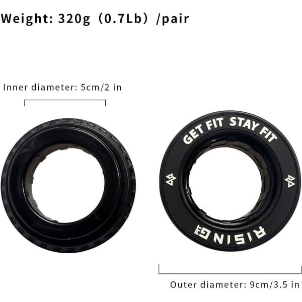 Krachtige Halterklemmen 6,5 cm - Drukvergrendeling voor Gewichtheffen en Krachttraining