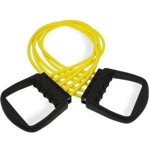 Krachttraining Expander met Handgrepen, 10-50 kg - Duurzaam en Veilig voor Fitness en Yoga