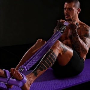 Krachttraining, Fitness & Spieropbouw 4 stuks Elastische Sport Home Fitness