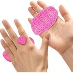 Krachttraining Grips, Roze Anti-Slip Handschoenen, Handschutshandschoenen voor Gewichtheffen, Fitnessstudio.