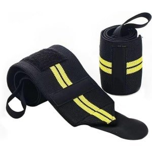 Krachttraining Liftingbanden met Metalen Sluiting - Geschikt voor Powerlifting, CrossFit & Fitness (2 Stuks)