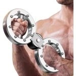 Krachttraining voor armen en schouders - fitnessapparatuur - weerstandsregelaar (360° draaibare weerstand) - traint borst- en rugspieren - vermindert gewrichtsblessures - hoogwaardig roestvrij staal - massieve, verdikte stalen buis