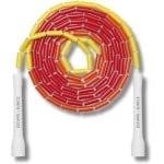 Kralen Springtouw - Fitness Touw - Cardio Training - Verstelbare Lengte - 3 Meter - Zwart