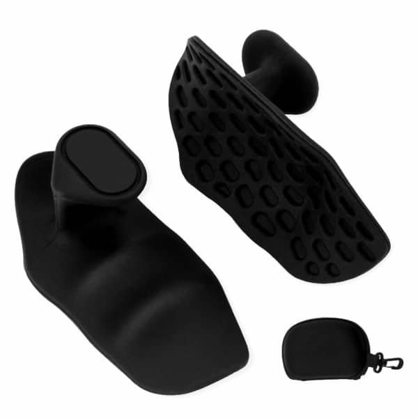 LTMT® - Fitness Grips met Opbergcase - Vingerloze Grips - Antislip Handbeschermers voor Krachttraining - Comfortabel - Voorkomt Eeltvorming