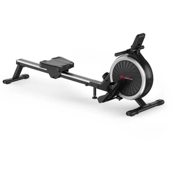 LabelOne Roeimachine - Roeitrainer - Roeiapparaat - Fitness - 16 niveaus - magnetische weerstand - LCD-display - tot 150 kg