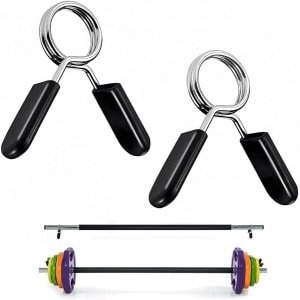 Lange halter van 28 mm met veerklem - Veilig en duurzaam voor krachttraining
