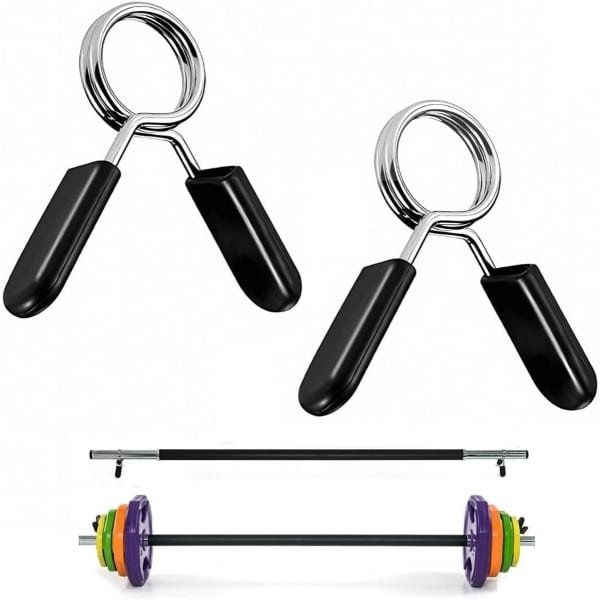 Lange halter van 28 mm met veerklem - Veilig en duurzaam voor krachttraining