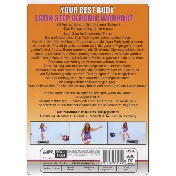 Latin Step Aerobic - Thuis Fitness - Cardio Training - Met Latino Vibes - 1 uur 18 minuten